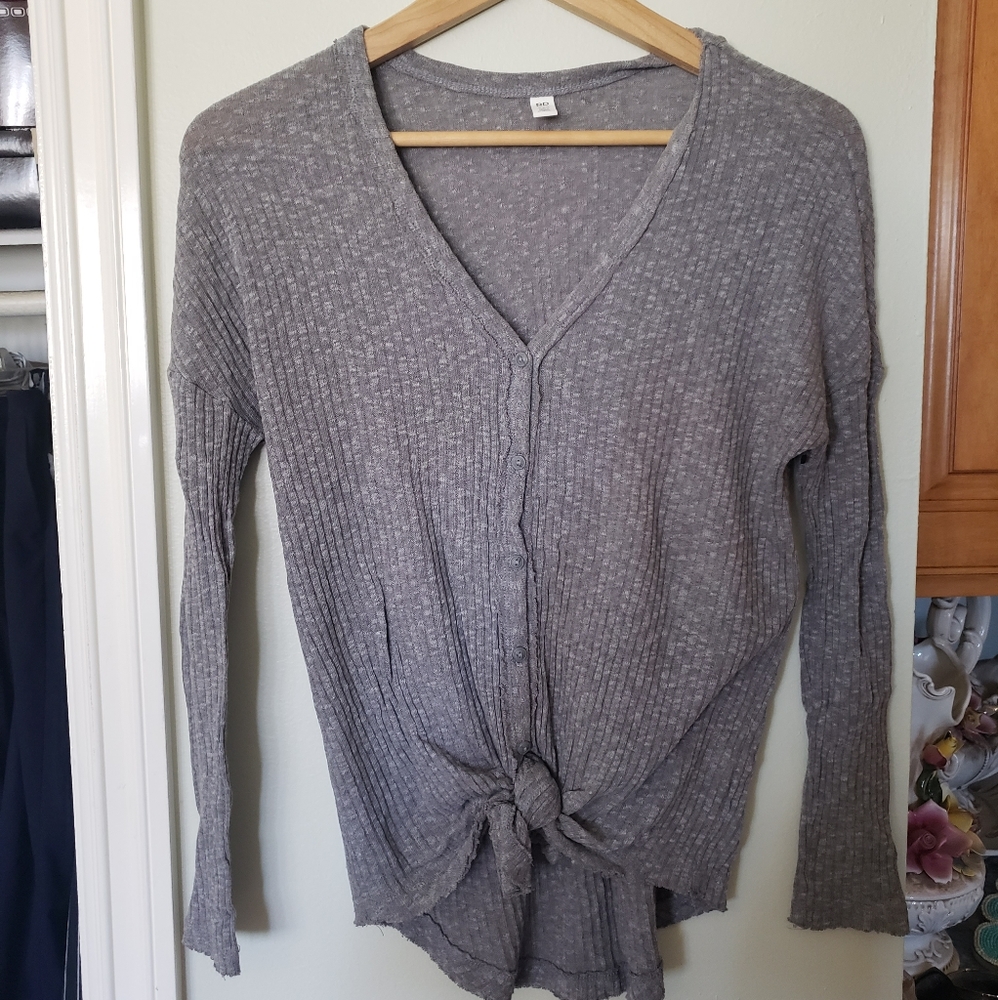 BP Ribbed Cardigan